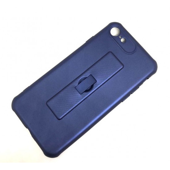 Capa De Silicone Motomo Con Anillo De Dedo Para Apple Iphone 7 / 8 (4.7) Azul